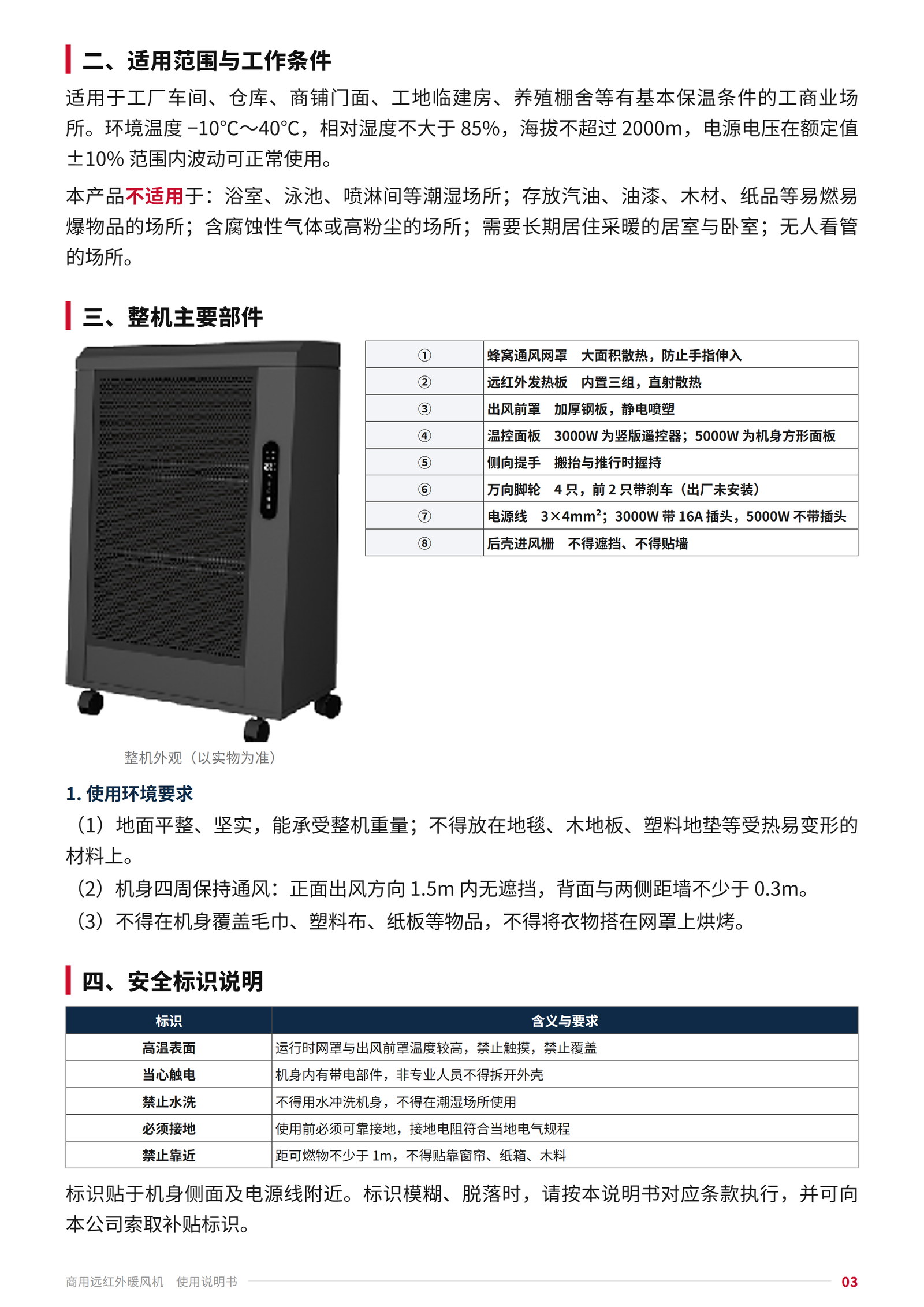 商用远红外暖风机 第3页