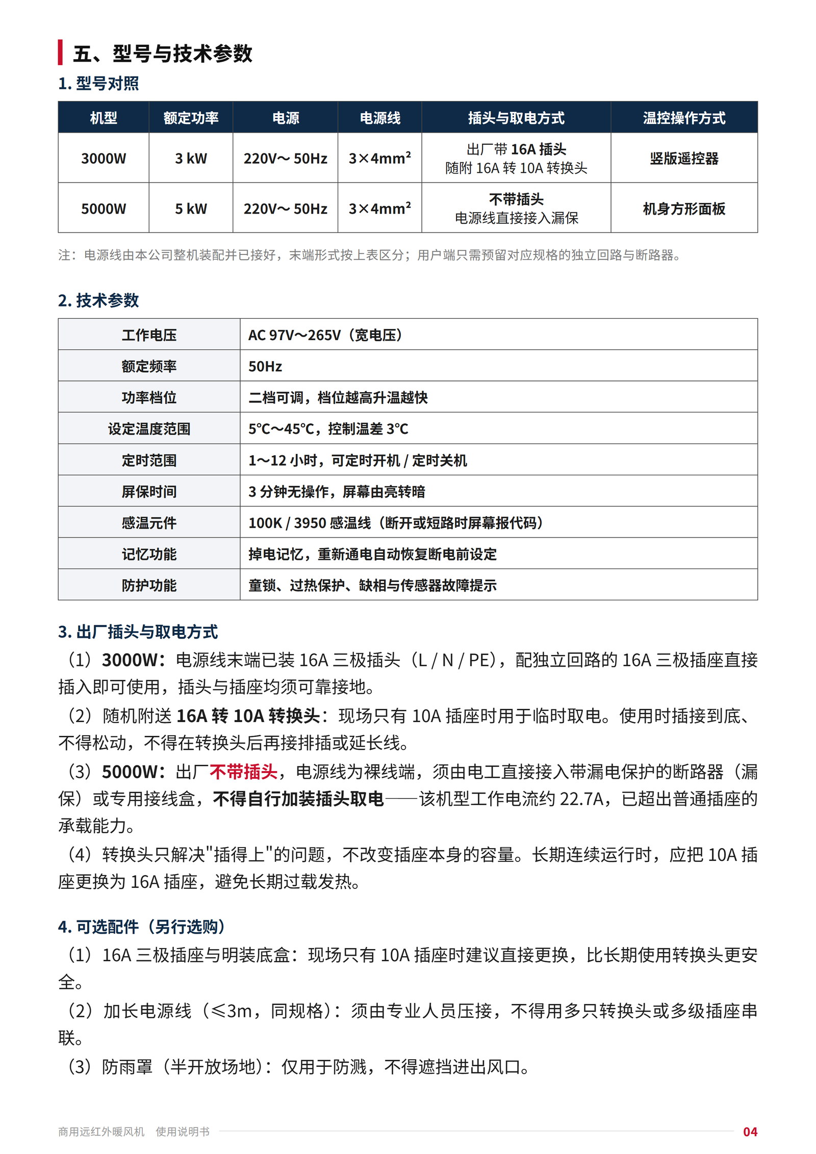 商用远红外暖风机 第4页
