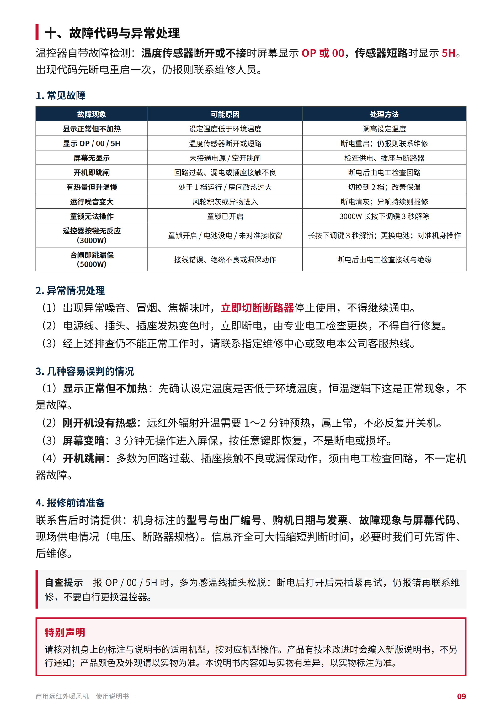 商用远红外暖风机 第9页